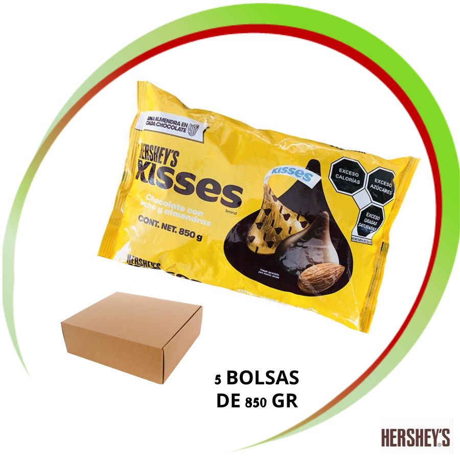 BOLSA KISSES ALMENDRA 5 BOLSAS DE 850 GR Polanco Representaciones bolsa-kisses-almendra-5-bolsas-de-850-gr-polanco-representaciones
